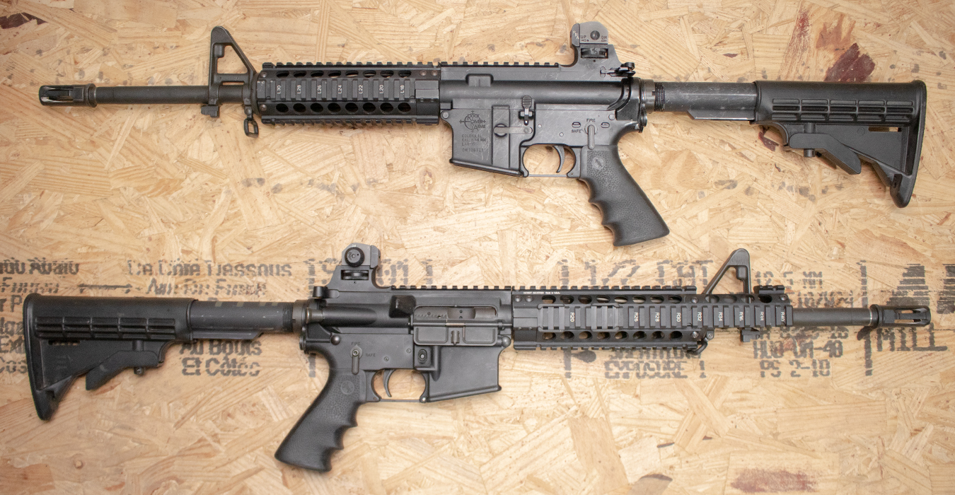 ROCK RIVER ARMS LAR-15 5.56mm Police Trade-In Rifle with Telescoping Stock and Fixed Sights (Magazine Not Included)